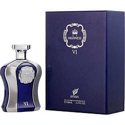 Afnan His Highness VI Blue Men's EDP Spray 3.38 Oz