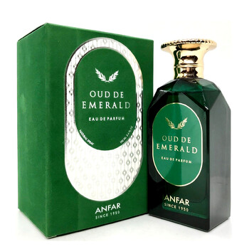 Anfar Oud De Emerald Men's EDP Spray 3.4 Oz