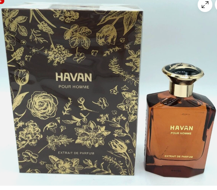 Fragrance Story Havan Pour Homme Men's EDP Spray 3.4 Oz 