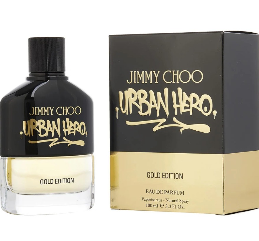 Jimmy Choo Urban Hero Gold Edition Men's EDP Spray 3.4 Oz