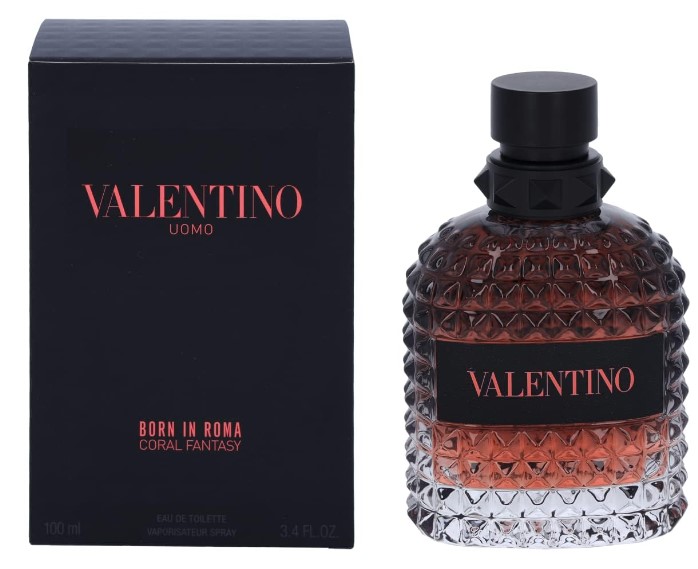 Valentino Uomo Born In Roma Coral Fantasy Men's EDT Spray 3.4 Oz 