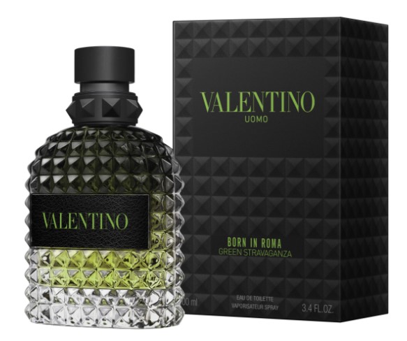 Valentino Uomo Born in Roma Green Stravaganza Men's EDT Spray 3.4 Oz