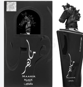 Lattafa Maahir Black Edition Unisex EDP Spray 3.38 oz