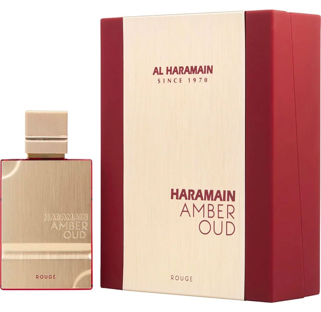 Al Haramain Amber Oud Rouge Unisex EDP Spray 2.0 Oz