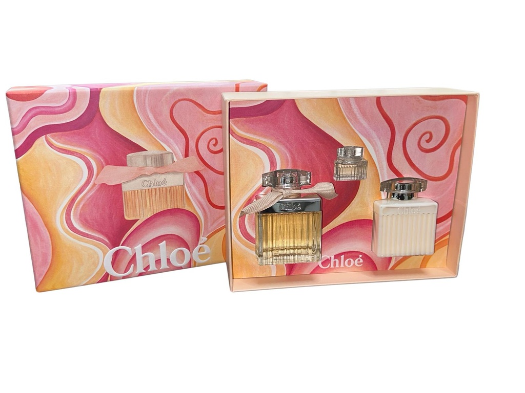 Chloé Signature Women’s 3-Piece Gift Set | 2.5 oz EDP, 3.4 oz Body Lotion, 0.16 oz Mini EDP