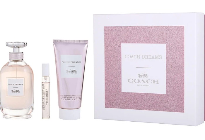 Coach Dream Gift Set for Women – EDP 3.04 oz, EDP 0.25 oz, Body Lotion 3.38 oz 