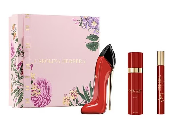 Carolina Herrera Very Good Girl 3-Piece Gift Set for Women: 2.7 oz EDP Spray + 0.34 oz EDP Spray + 3.4 oz Body Mist