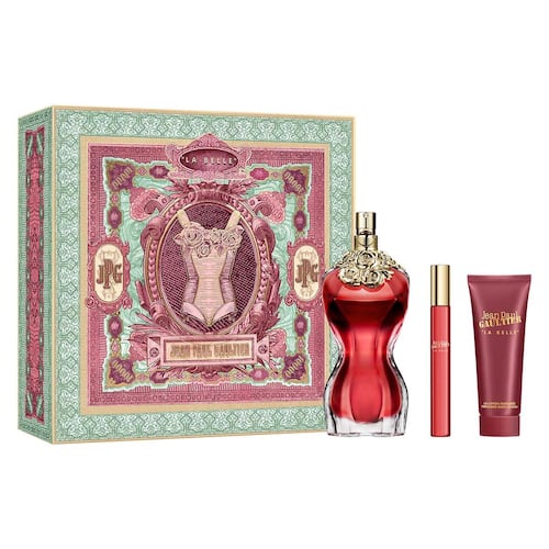 Jean Paul Gaultier La Belle Set for Women – 3.4 oz EDP, 2.5 oz Body Lotion, 0.34 oz Mini