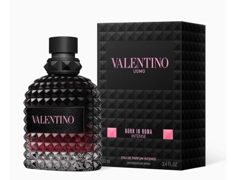 Valentino Uomo Born In Roma Intense Men's EDP Spray 3.4 Oz