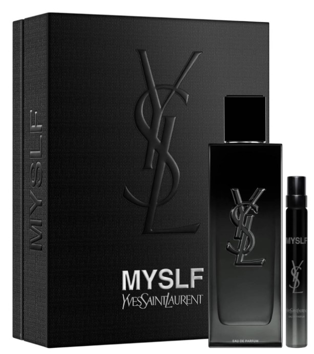 Yves Saint Laurent YSL MySLF 2-Piece Gift Set: 3.4oz Eau de Parfum Spray + 10ml Mini Spray - Hard Box