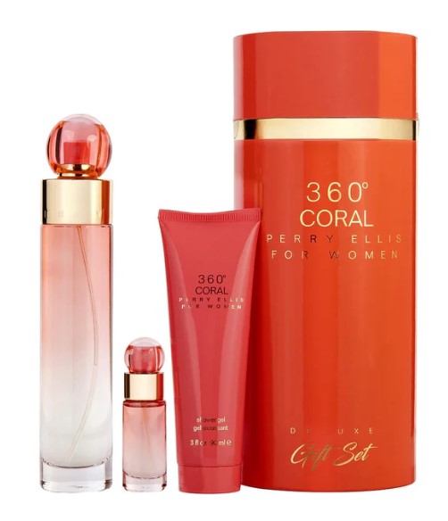 Perry Ellis 360 CORAL 3PC SET