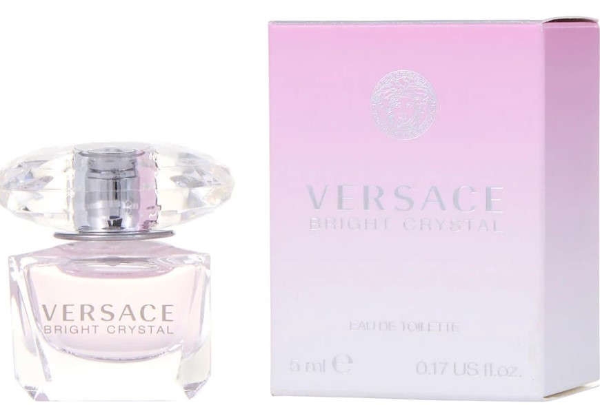 Versace Bright Crystal Women EDT Spray 0.17 Oz Mini