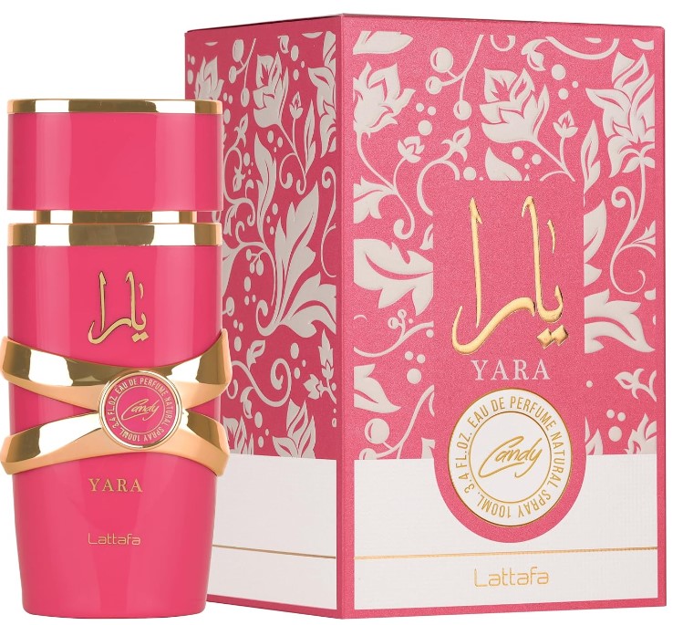 Lattafa Yara Candy Women EDP Spray 3.4 Oz