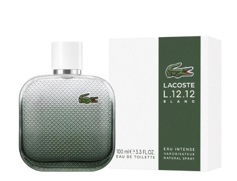 Lacoste L.12.12 Blanc EAU Intense Men's EDT Spray 3.3 Oz