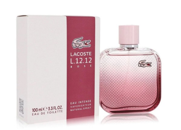 Lacoste L.12.12 Rose Eau Intense Women EDT Spray 3.4 Oz