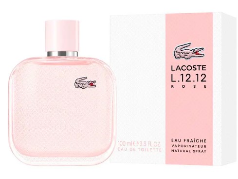 Lacoste L.12.12 Rose Eau Fraiche Women EDT Spray 3.4 Oz