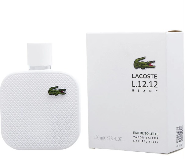 Lacoste L.12.12 Blanc 3.3 oz EDT Men's Spray