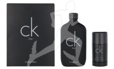 Calvin Klein CK Be Unisex 2 Piece Gift Set: 6.7 oz EDT Spray and 2.6 oz Deodorant Stick. 