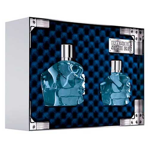 Diesel Only the Brave Men 2-Piece Set: 4.2 oz EDT Spray + 1.1 oz EDT Spray (Tin Box).