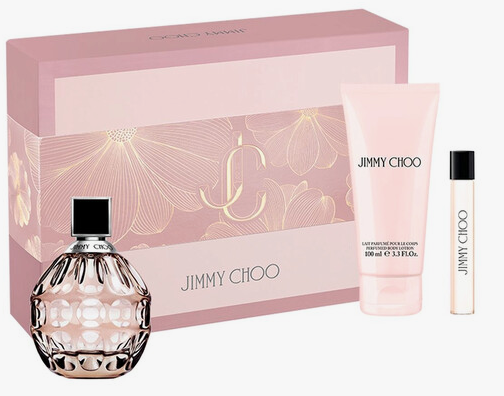 Jimmy Choo Edp 3.4 Oz + 3.4 Oz Body Lotion + 0.25 mini Women Set
