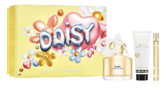 Marc Jacobs Daisy Women's Gift Set | 3.3oz EDT Spray + 0.33oz EDT Spray + 2.5oz Body Lotion