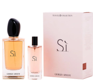 Giorgio Armani Si Women EDP Spray 3.4 Oz + Edp 0.5 Oz Set