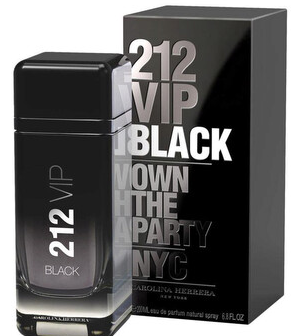 Carolina Herrera Men's 212 VIP Black 3.4 Oz EDP Spray