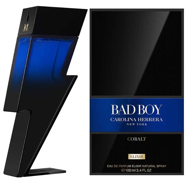 Carolina Herrera Bad Boy Cobalt Elixir Edp 3.4 Oz Men Spray