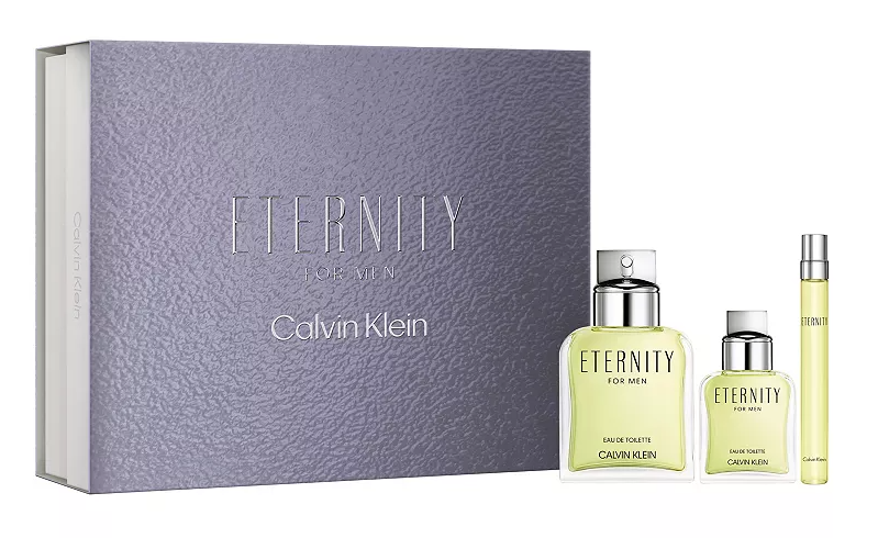 Calvin Klein Eternity Edt 3.3 Oz+ Edt 1 Oz + Edt 0.33 Oz Set Men 