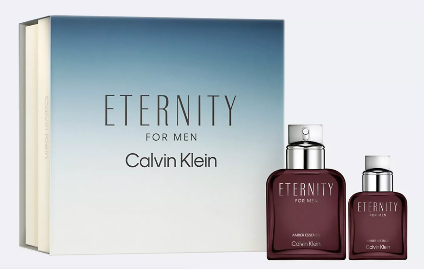 Calvin Klein Eternity Amber Essence Parfume Intense 3.3 Oz+ 1 Oz Set Men 