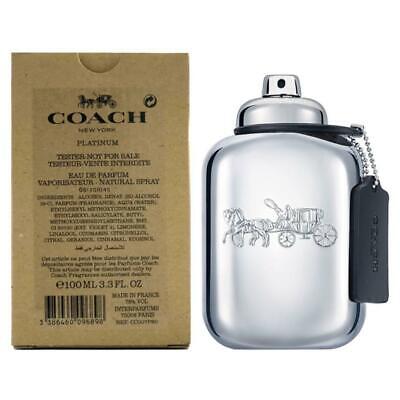 Coach Platinum Men's EDP Spray 3.3 Oz Tester 