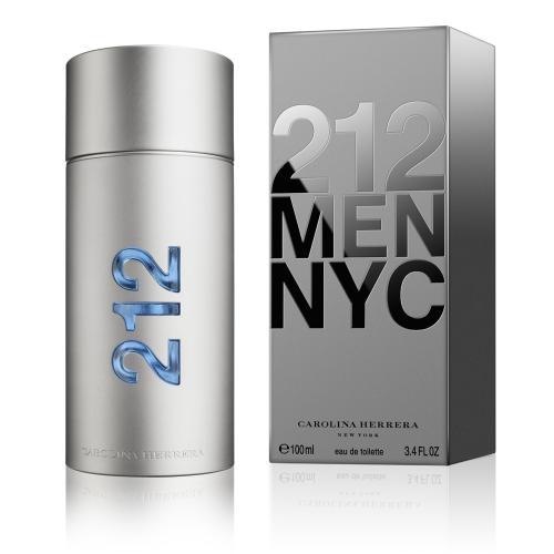 Carolina Herrera 212 Men's EDT Spray 3.4 Oz