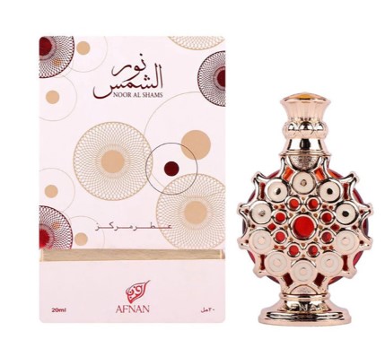 Afnan Unisex Noor Al Shams Concentrated Perfume Oil EDP 0.68 oz