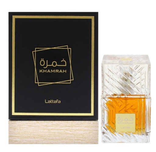 Lattafa Khamrah Unisex EDP Spray 3.4 Oz 