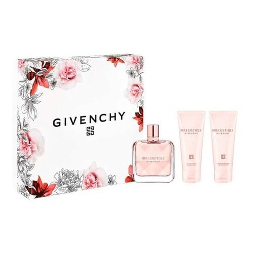 Givenchy Irresistible 3-Piece Gift Set for Women – 2.7 oz EDP Spray, 2.5 oz Body Lotion, 2.5 oz Shower Oil. 