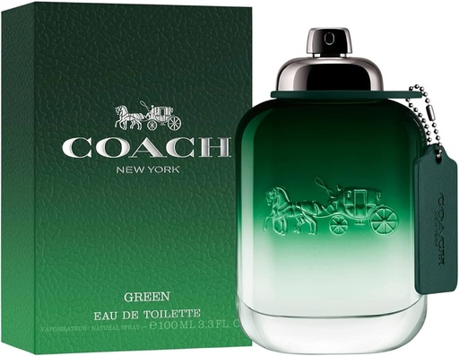 Coach Green Men's EDT Spray 3.3 Oz