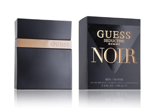 Guess Seductive Noir Men's EDT Spray 3.4 Oz 