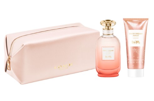 Coach Dream Sunset 3-Piece Gift Set for Women – 3.0 oz EDP, 3.3 oz Body Lotion, Pouch 