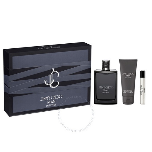 Jimmy Choo Man Intense 3-Piece Set: 3.3 oz EDT, Mini EDT, and 3.3 oz Shower Gel