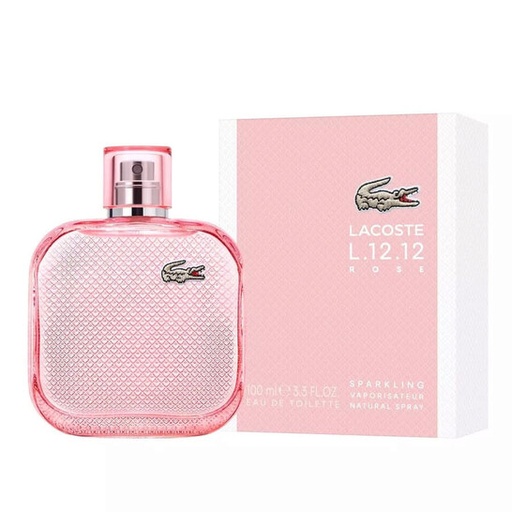 Lacoste L.12.12 Rose Sparkling 3.3 oz EDT Women's Spray 