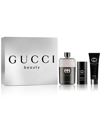 Gucci Guilty Pour Homme Men's 3-Piece Gift Set | 3.0 oz EDT, 1.5 oz Shower Gel, Deodorant Stick