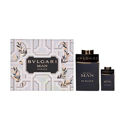 Bvlgari Man In Black Men's 2-Piece Gift Set | 3.4 oz EDP & 0.5 oz Mini EDP