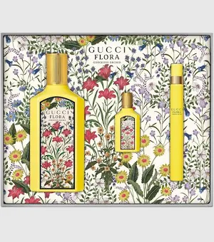 Gucci Flora Gorgeous ORCHID Women 3-Piece Set | 3.4 oz EDP Spray, 0.34 oz Spray, 0.17 oz Spray