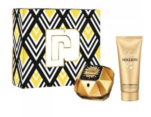 Paco Rabanne Lady Million Fabulous Intense women edp 2.7 Oz + Body Lotion 3.4 Oz Set