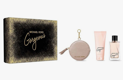 Michael Kors  Gorgeous edp 3.4 Oz + Body Lotion 3.4 Oz + Round Purse Women Set