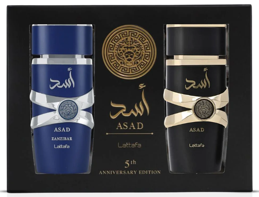 Lattafa Asad 5th Anniversary 2 Pcs Set Asad & Zanzibar Men