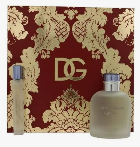 Dolce & Gabbana Light Blue Men's 2-Piece Gift Set | 4.2 oz EDT & 0.33 oz EDT