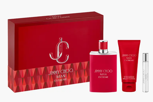 Jimmy Choo Man Extreme 3-Piece Gift Set: 3.3oz EDP Spray + 0.25oz EDP Spray + 3.3oz All-Over Shower Gel