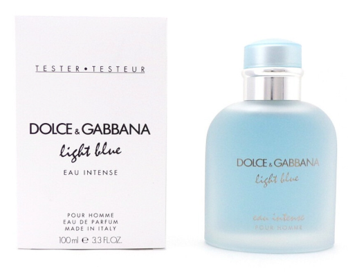 Dolce & Gabbana Light Blue Eau Intense Men's EDP Spray 3.3 Oz Tester Spray
