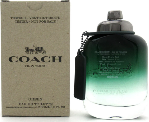 Coach Green Men's EDT Spray 3.3 Oz Tester
